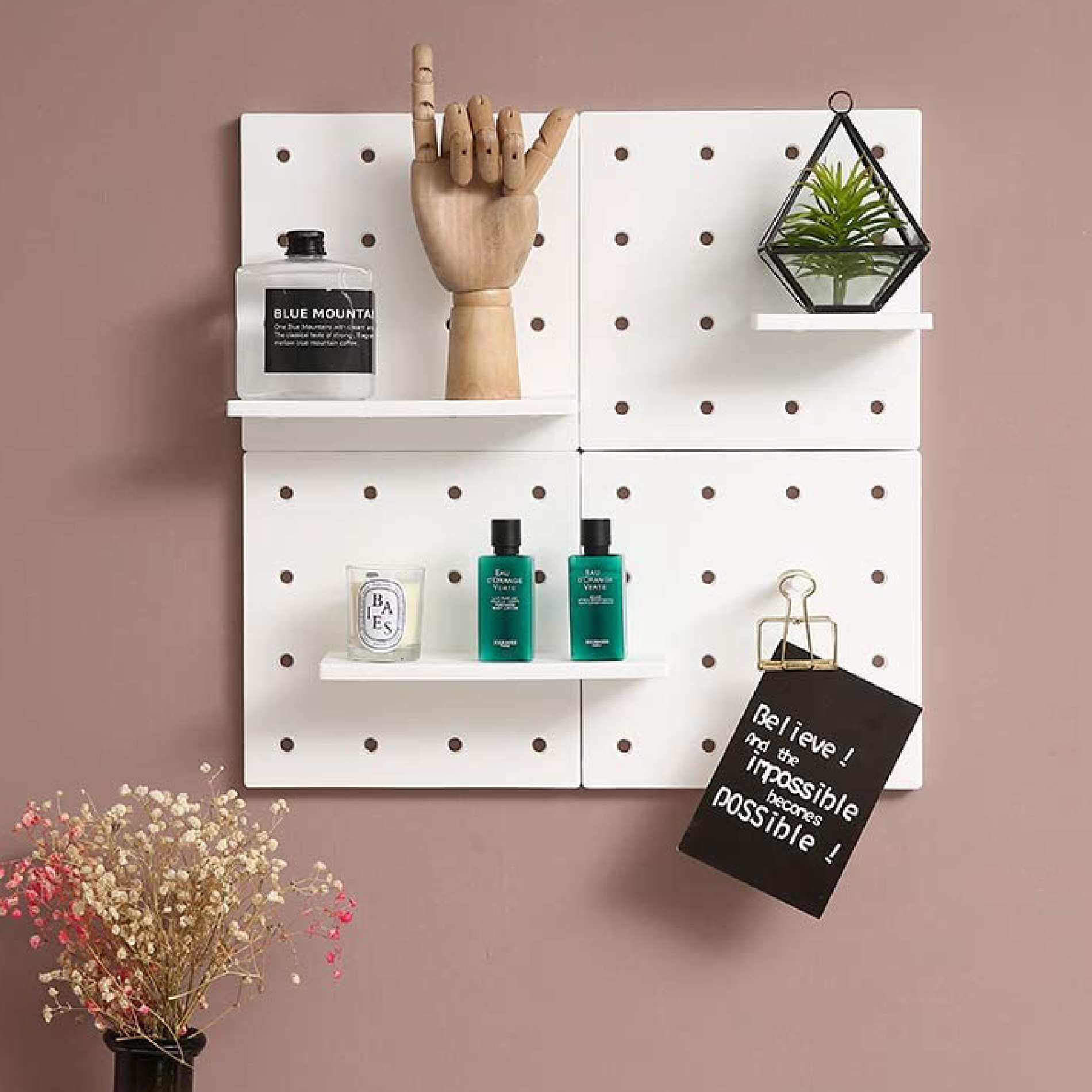 Miniatura 4 de Repisa Organizador X4 Perforado Pared